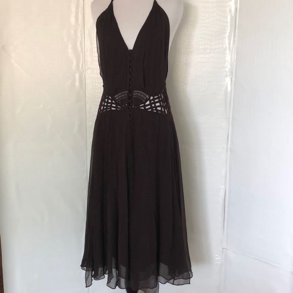 BCBG MAXAZRIA SILK DRESS. - Picture 2 of 8